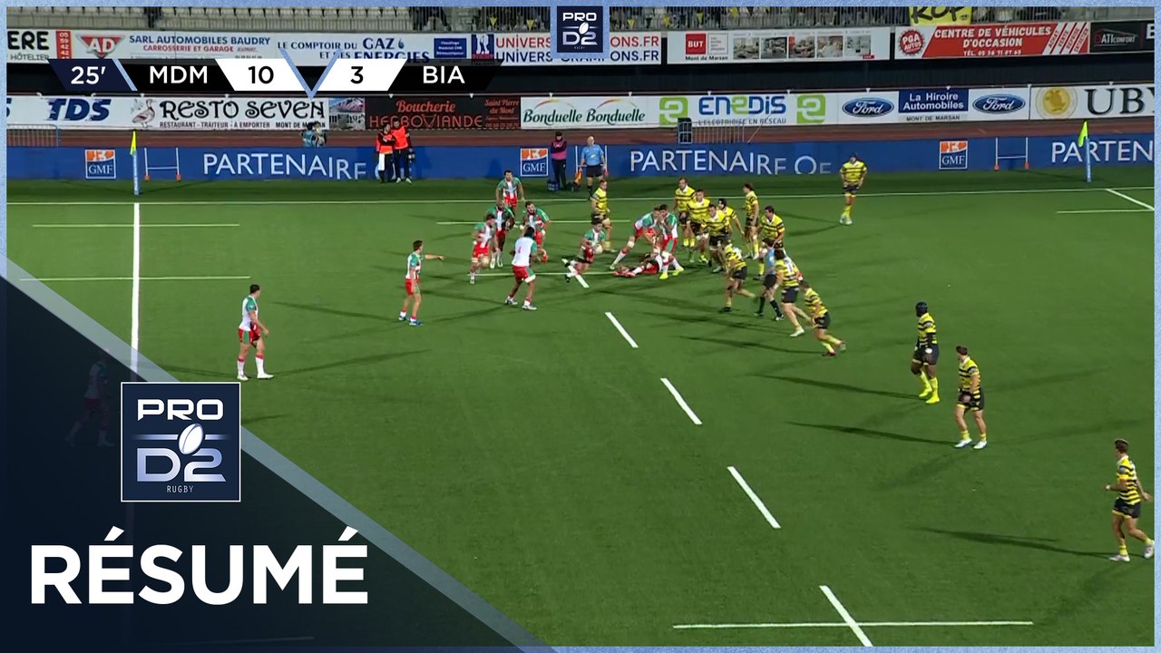 PRO D2 Saison 2024-2025 J10 - Résumé Stade Montois Rugby - Biarritz Olympique PB