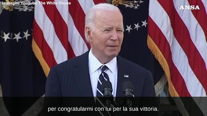 Biden: "Persa questa battaglia ma non possiamo mollare"