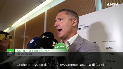 Nitto Atp Finals, Gaudenzi: "Incoroneremo Sinner numero 1 al mondo"