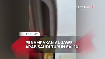 Pertama Kali dalam Sejarah, Al-Jawf Arab Saudi Diselimuti Salju