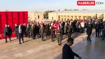 Büyük Önder Atatürk'ü Anıyoruz... Devlet Erkanı, Anıtkabir'de Ata'nın Huzuruna Çıktı