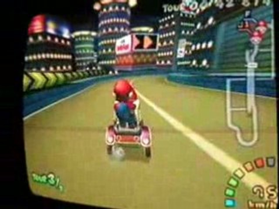 Mario kart sur gamecube: françois aux commandes