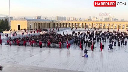 Cumhurbaşkanı Erdoğan, Anıtkabir'de 10 Kasım Törenine Katıldı
