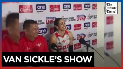 Van Sickle posts 34 points to lift Angels past Flying Titans