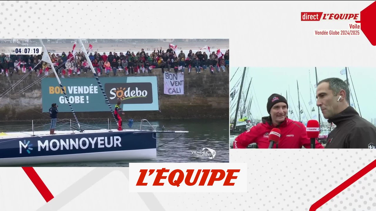 L'émotion de Beyou avant le départ - Voile - Vendée Globe
