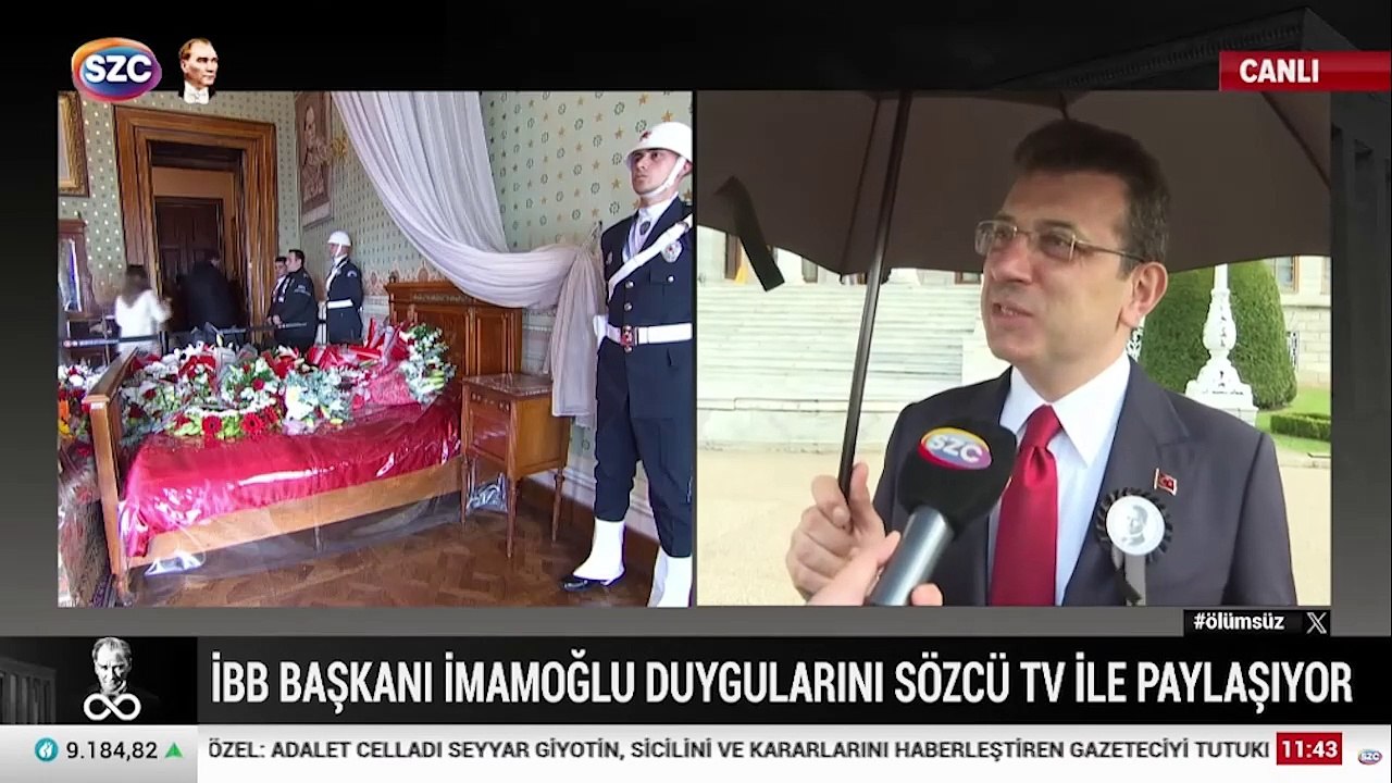 Ekrem İmamoğlu Sözcü TV'ye konuştu