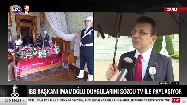 Ekrem İmamoğlu Sözcü TV'ye konuştu