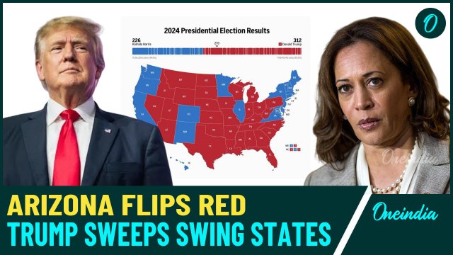 Trump Completes Clean Sweep of 7 Swing States, Flips Arizona Red – 2024 Election Victory Secured!