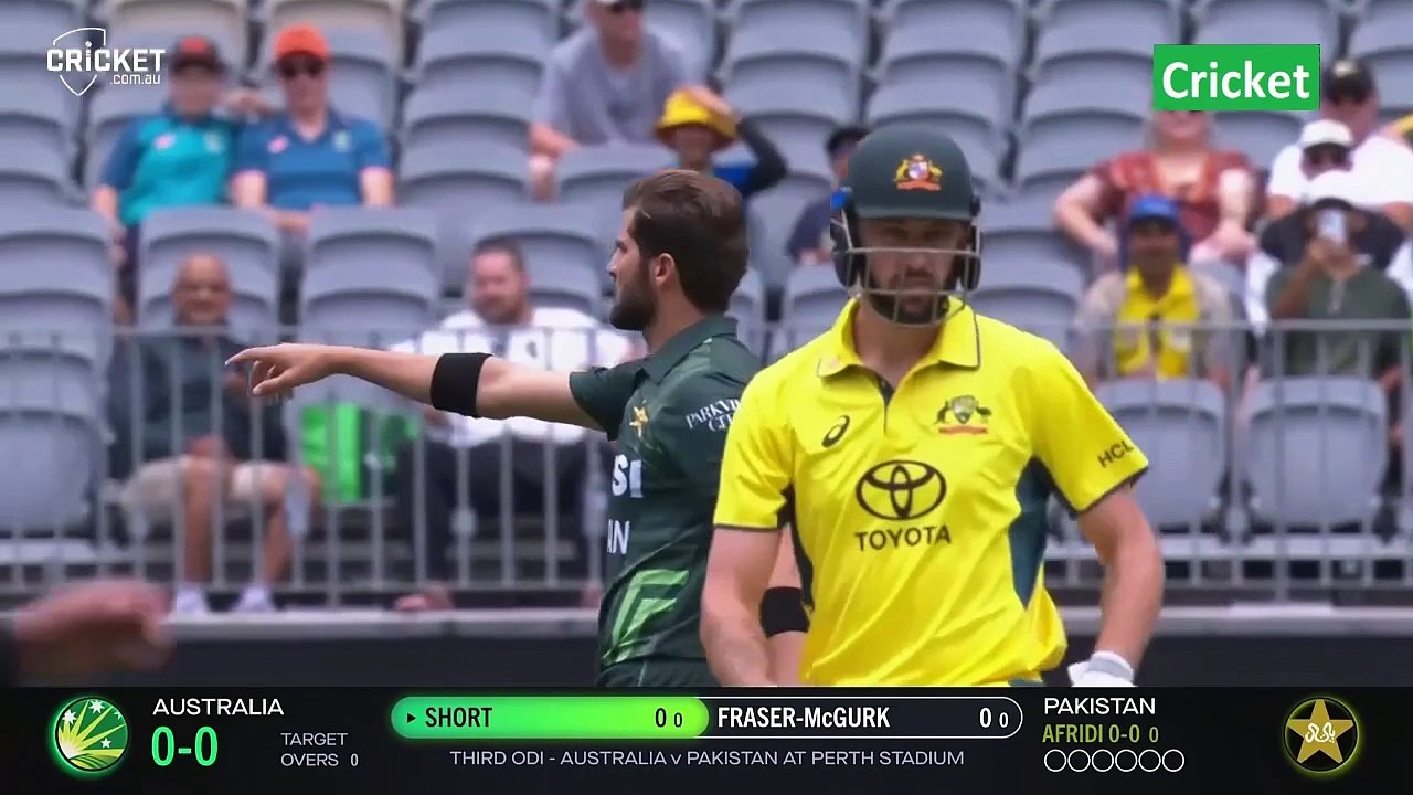 Pakistan vs Australia 3rd ODI Highlights 2024 1st Innings video