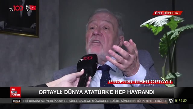 İlber Ortaylı: Kimse Atatürk'ün yerini tutamaz