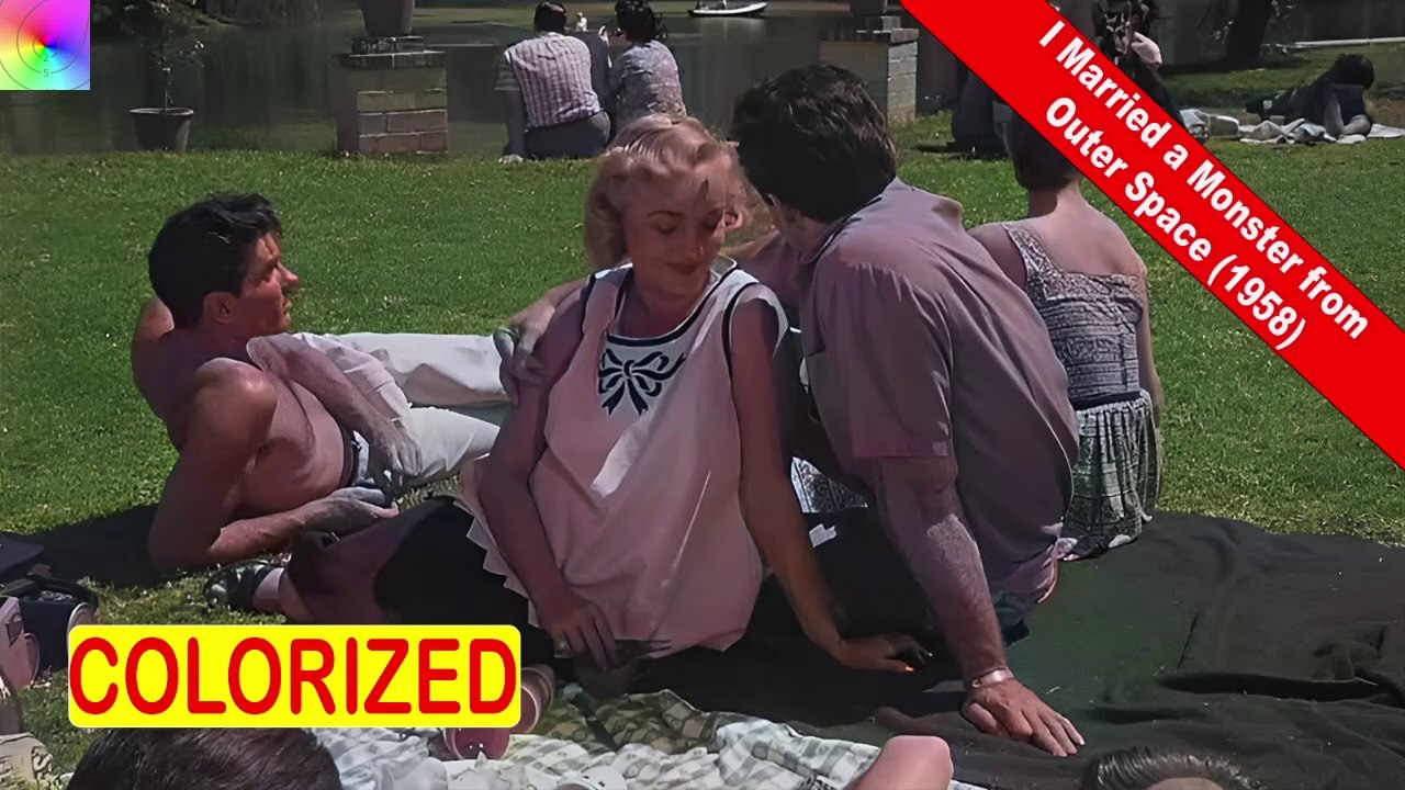 I Married a Monster from Outer Space (1958) | Horror | Sci-Fi | Colorized