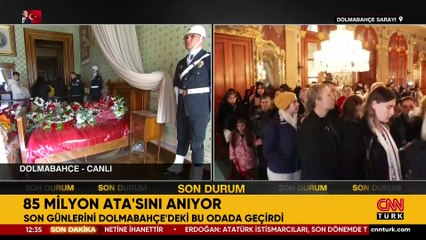 71 numaralı odaya ziyaretçi akını! Atatürk hayata gözlerini yumduğu odada anılıyor...