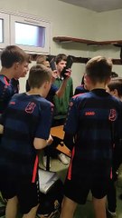 La joie des U15B après la victoire contre GJ Ernée