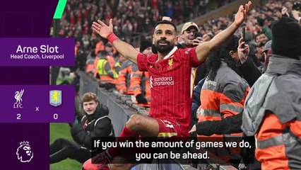 'It doesn't get better than that ' - Slot enjoying Liverpool's place at summit