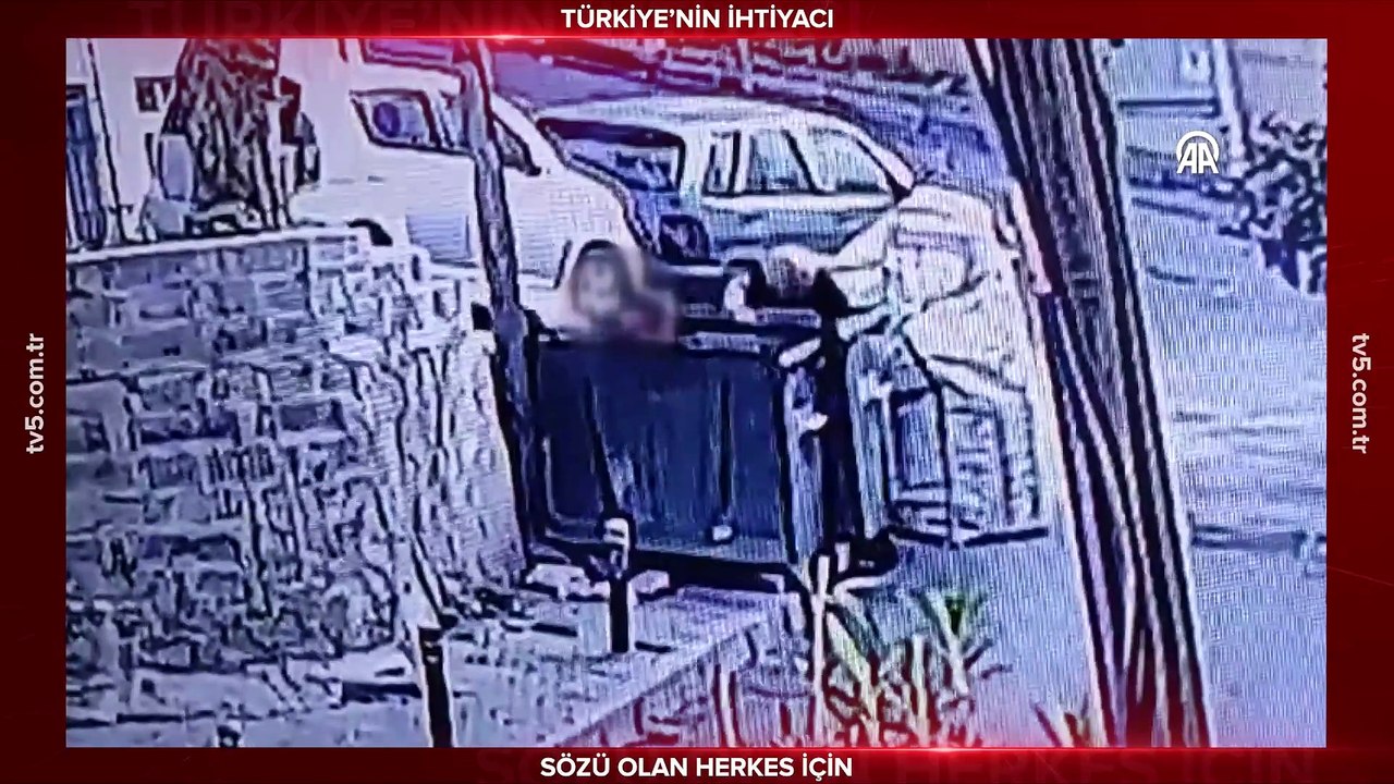 Şişli'de mezarlıkta öldürülmüş halde bulunan kız çocuğunun katil zanlısıyla karşılaşması kamerada