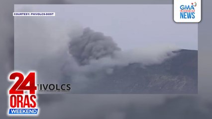Bulkang Kanlaon, muling nagbuga ng makapal na usok at abo; phreatic eruptions posible ayon sa PHIVOLCS | 24 Oras Weekend