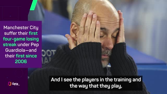 Guardiola insists Man City’s era must end following fourth consecutive defeat