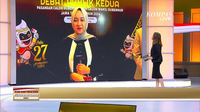 Jelang Debat Kedua Andika-Hendrar & Luthfi-Yasin di Pilgub Jateng: Ini Persiapan KPU-Tema Debat