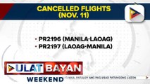 Mahigit 200 pasahero, apektado ng kanseladong flights mula Laoag City bukas, Nov. 11