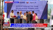 FL Liza Araneta-Marcos, puspusan ang pag-agapay sa mga hinagupit ng bagyo sa Talisay, Batangas