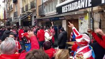 Aficionados del Sporting en Burgos