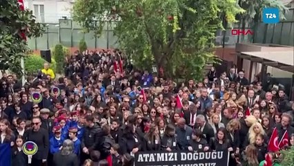 Atatürk'ün doğduğu evde 10 Kasım anması