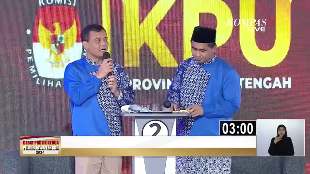 [FULL] Tanya Jawab & Saling Sanggah Andika-Ahmad Luthfi di Debat Kedua Pilkada Jawa Tengah 2024