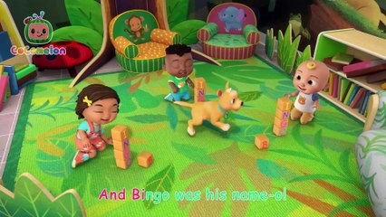 Bingo's First Day at School! 🐶 Baby JJ's BINGO Spelling Song _ CoComelon Nursery Rhymes _ Kids Songs