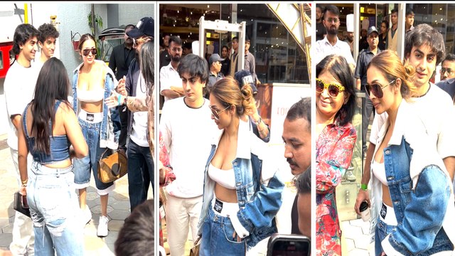 Malaika Arora Arjun Kapoor से breakup के बाद बेटे Arhaan के साथ निकली घूमने ! FilmiBeat