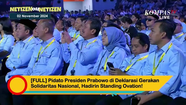 Netizen Sorot Pidato Prabowo di GSN hingga Kritik DPR ke Menteri Budi Arie - NETIZEN OH NETIZEN