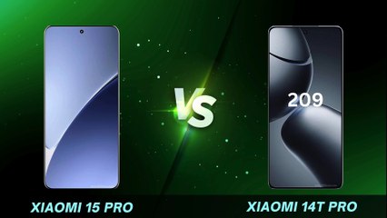 Xiaomi 15 Pro vs Xiaomi 14T Pro