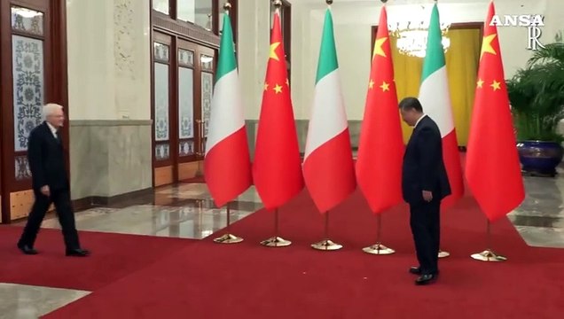 Mattarella a Xi Jinping: Per grandi cambiamenti serve concordia