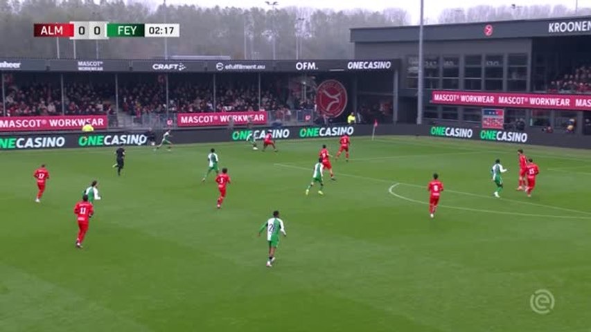 12e journée : Feyenoord se balade sur la pelouse d'Almere (vidéo)