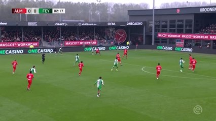 12e j. - Feyenoord se balade sur la pelouse d'Almere