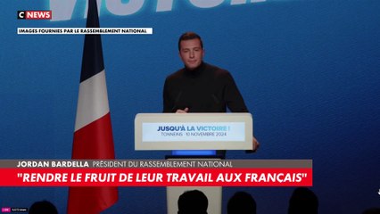 Jordan Bardella, Président du RN,  en meeting dans le Lot-et-Garonne : «Nous demandons que les allocations familiales soient réservées aux familles françaises»