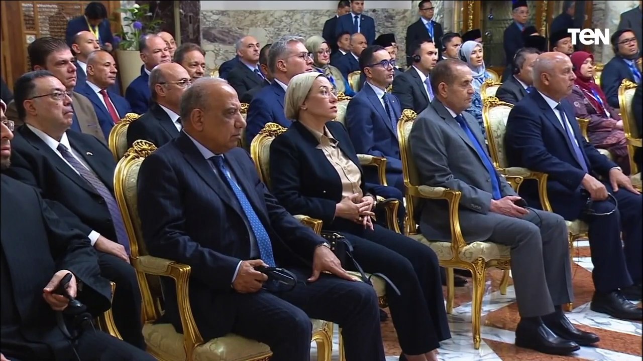 المؤتمر الصحفي المشترك بين الرئيس #السيسي ورئيس وزراء ماليزيا بقصر الاتحادية