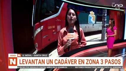 SCZ LEVANTAN UN CADÁVER EN LA AV. 3 PASOS AL FRENTE