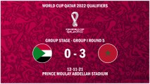 🇸🇩SUD 0-3 MAR🇲🇦 / World Cup 2022 Africa Qualifiers / Group Stage - Group I Round 5