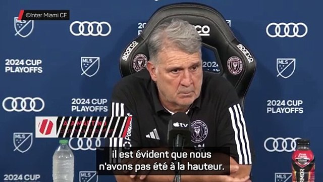 Martino : Pas à la hauteur de nos attentes