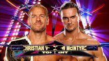 CHRISTIAN VS DREW MCINTYRE WWE SUPERSTARS 31 MAY 2012 FULL MATCH HD