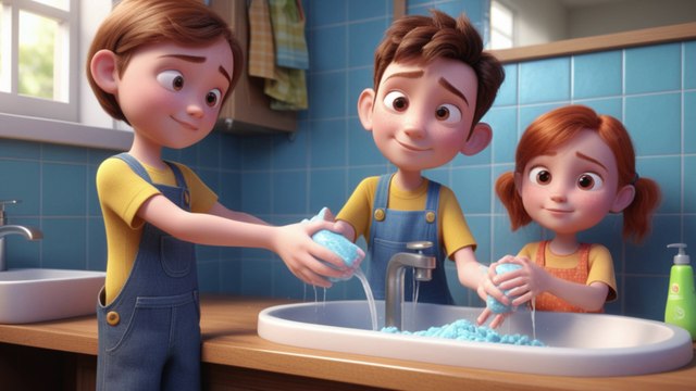 Ellerini Yıka Çocuk Şarkısı | Elini Yıka, Temizlik, Temiz Çocuklar, çocuk video müzikleri, çocuk video şarkıları, çocuk videoları