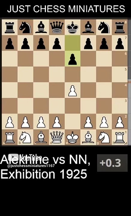 Alexander Alekhine defeats Vasic with the Boden's checkmate