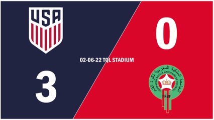 🇺🇲USA 3-0 MAR🇲🇦 / Friendly Match 2022