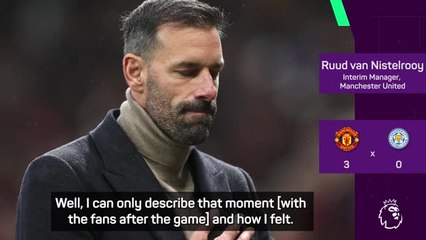 'It was beautiful' - Van Nistelrooy signs off as Man United boss with win
