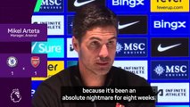 Arteta 'praying' for healthy squad to compete for title