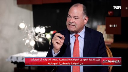 وزير خارجية السودان: العدالة أن يتم معاقبة من اغتصـ ـبوا النساء ولابد من إذابة الولاءات القبلية