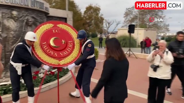 Yalova'da Atatürk'ü Anma Töreni Düzenlendi