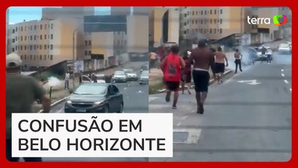 Torcedores de Atlético-MG e Flamengo entram em confronto em Belo Horizonte