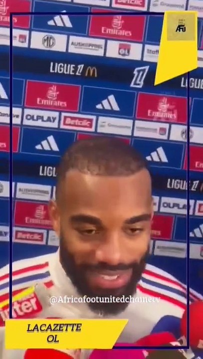 #France 🇫🇷 #Ligue1 #OL 🔴🔵: Alexandre #Lacazette, C'était mon premier derby au Groupama Stadium 🏟️, et sûrement le dernier", après le choc contre Saint-Étienne ⚪🟢 !