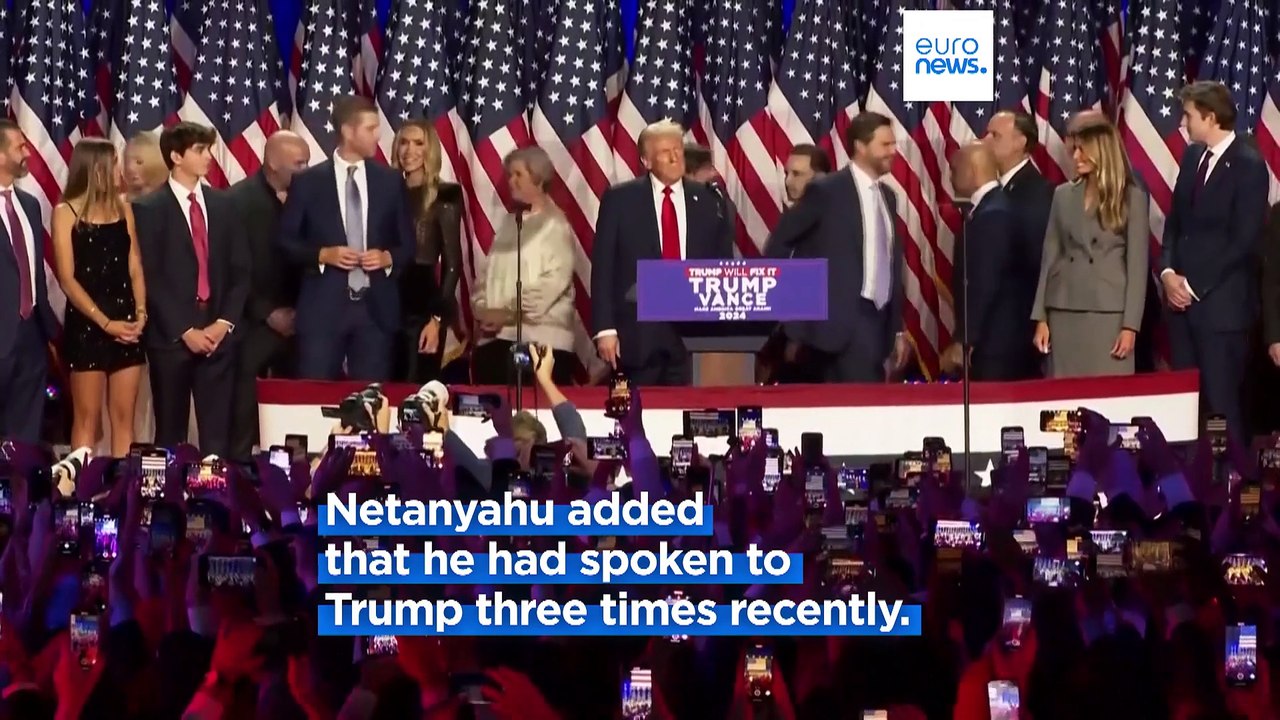 Israeli Prime Minister Netanyahu says he and Donald Trump 'see eye to eye' on Iran